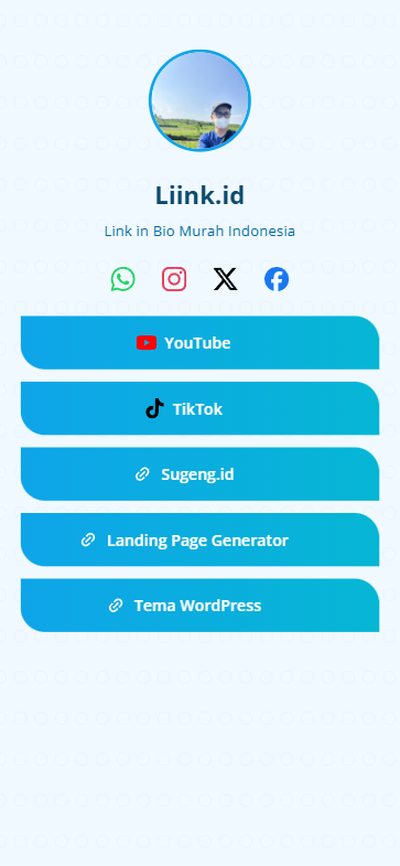 Contoh bio link 2