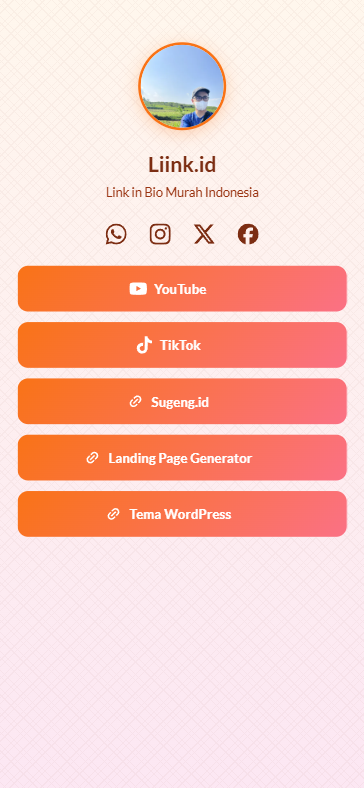 Contoh bio link 1